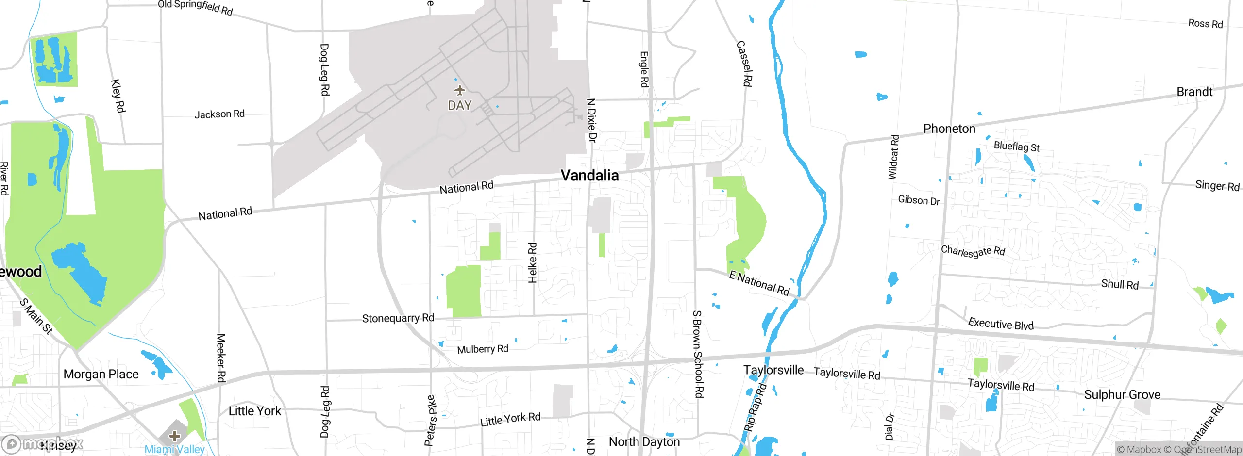 Map showing approximate location