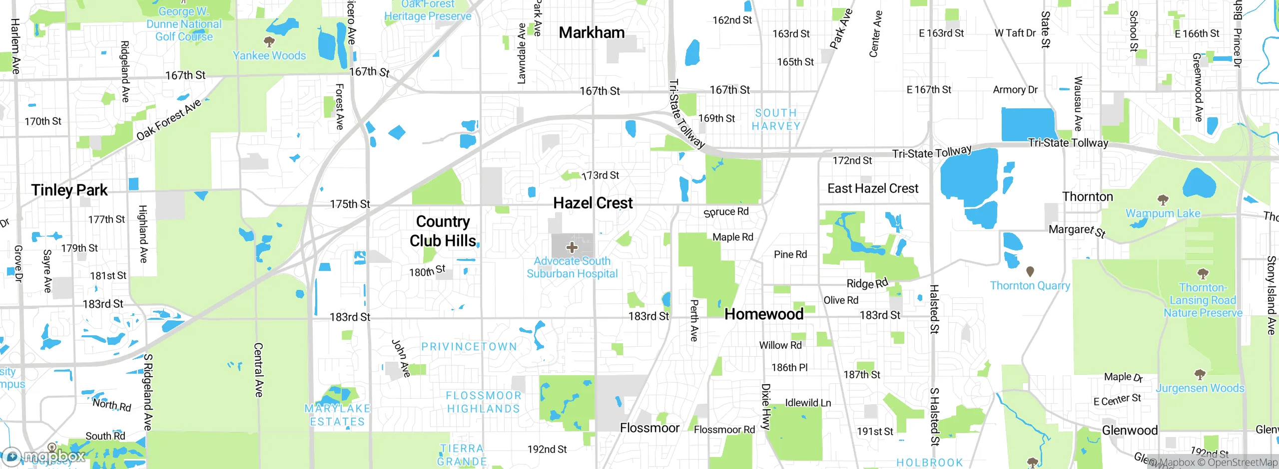 Map showing approximate location