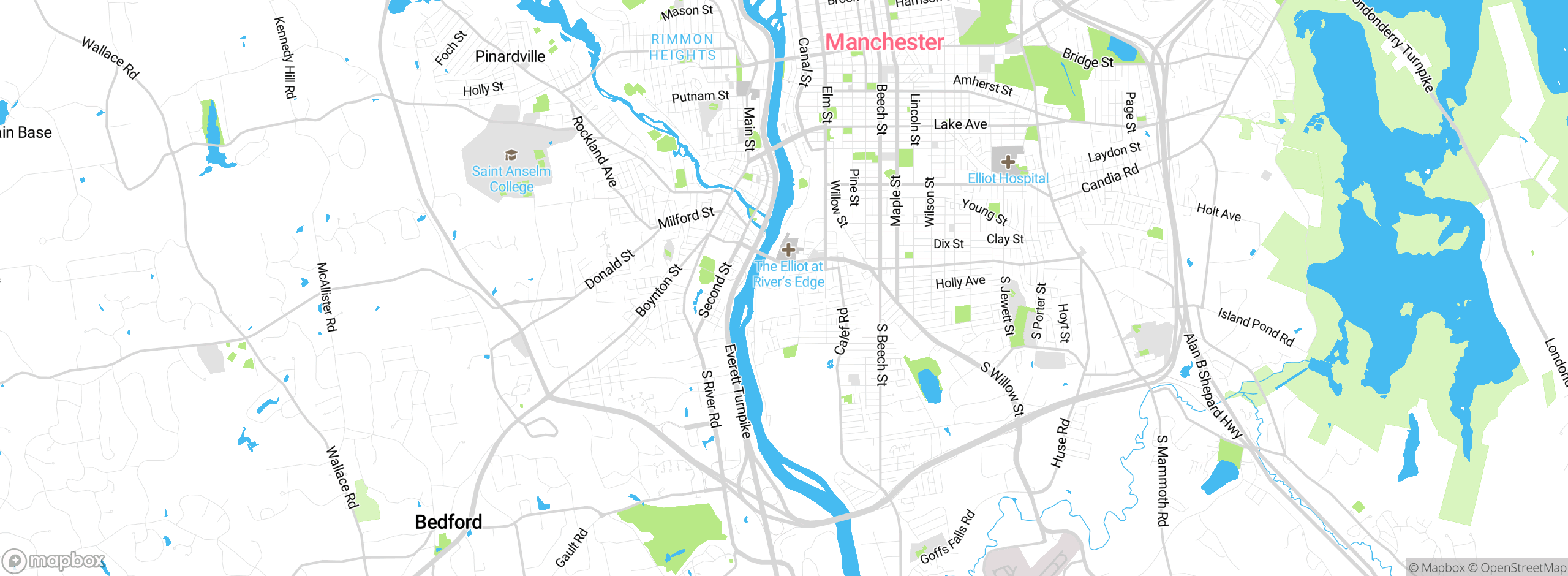 Map showing approximate location