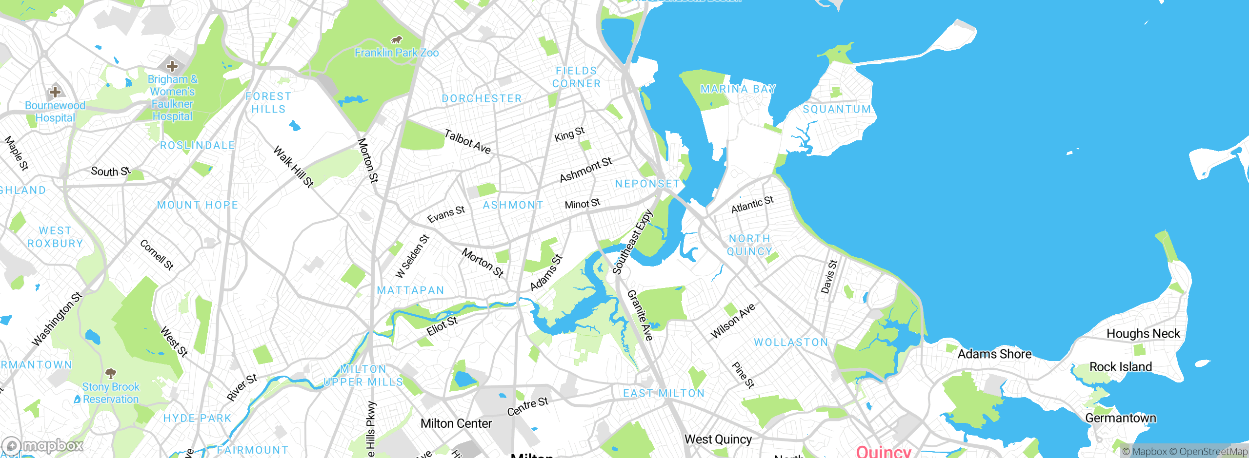 Map showing approximate location