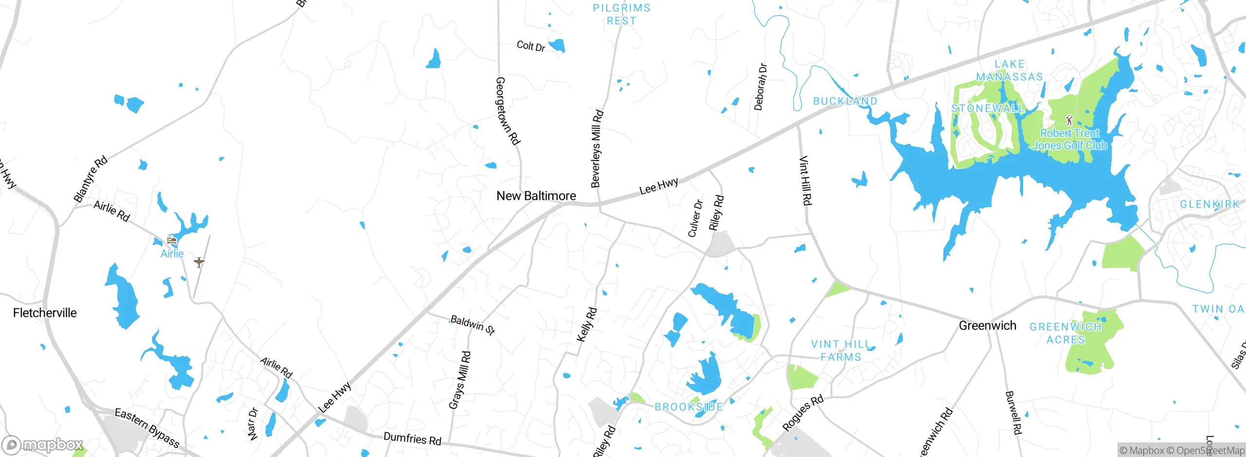Map showing approximate location