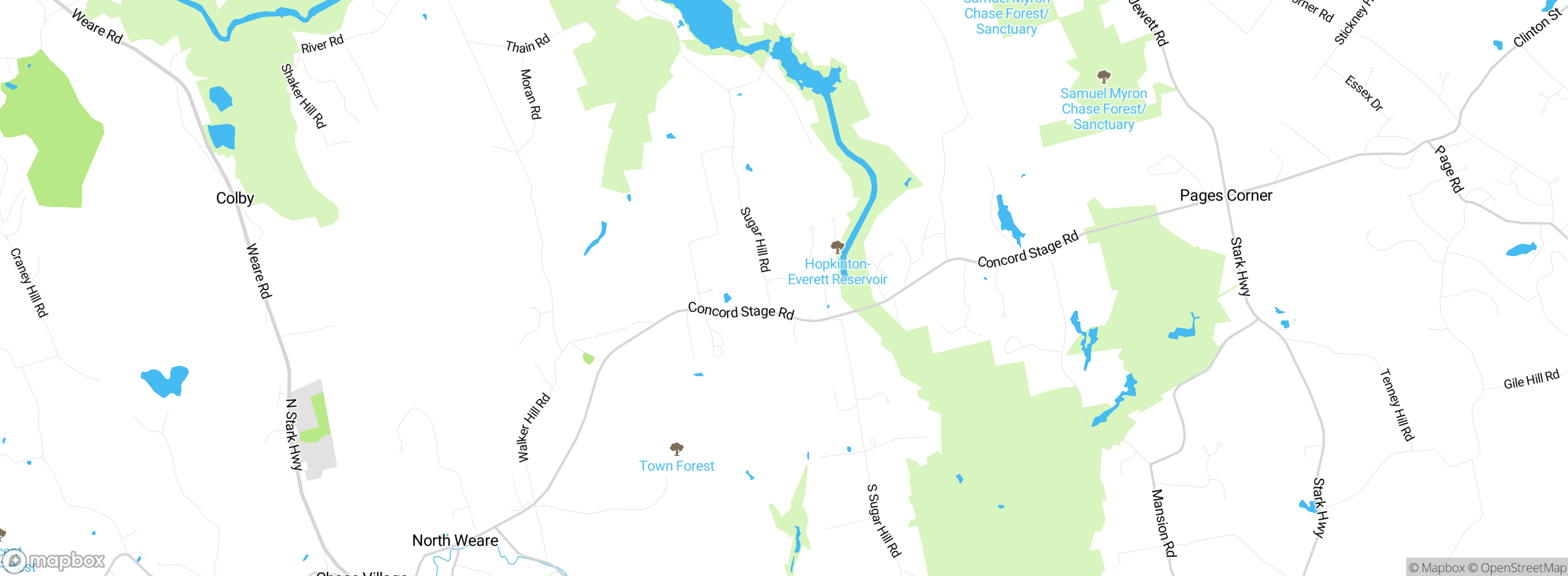 Map showing approximate location