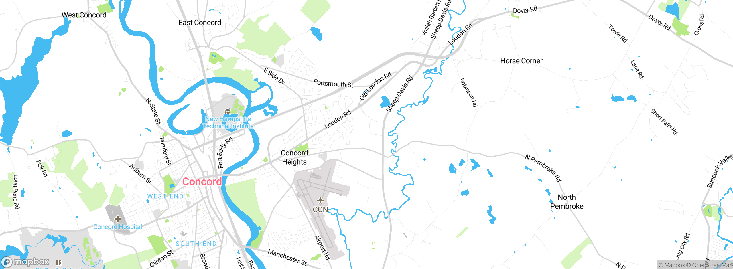 Map showing approximate location