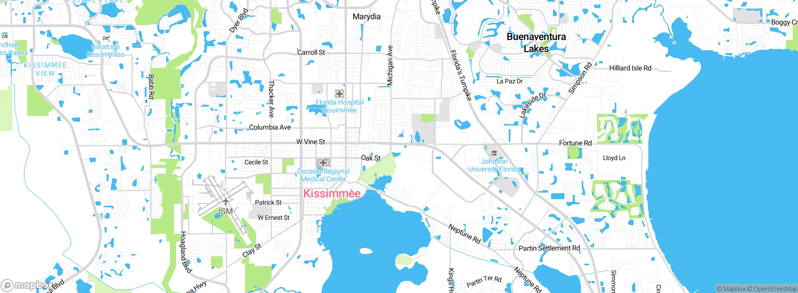 Map showing approximate location