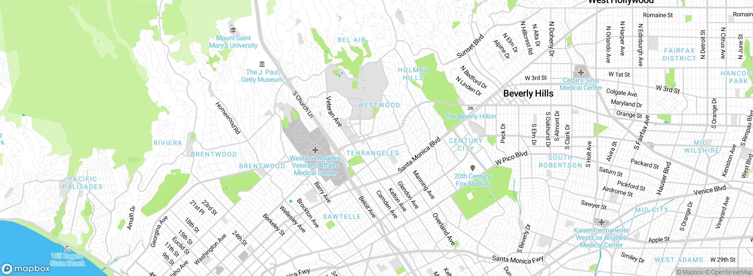 Map showing approximate location