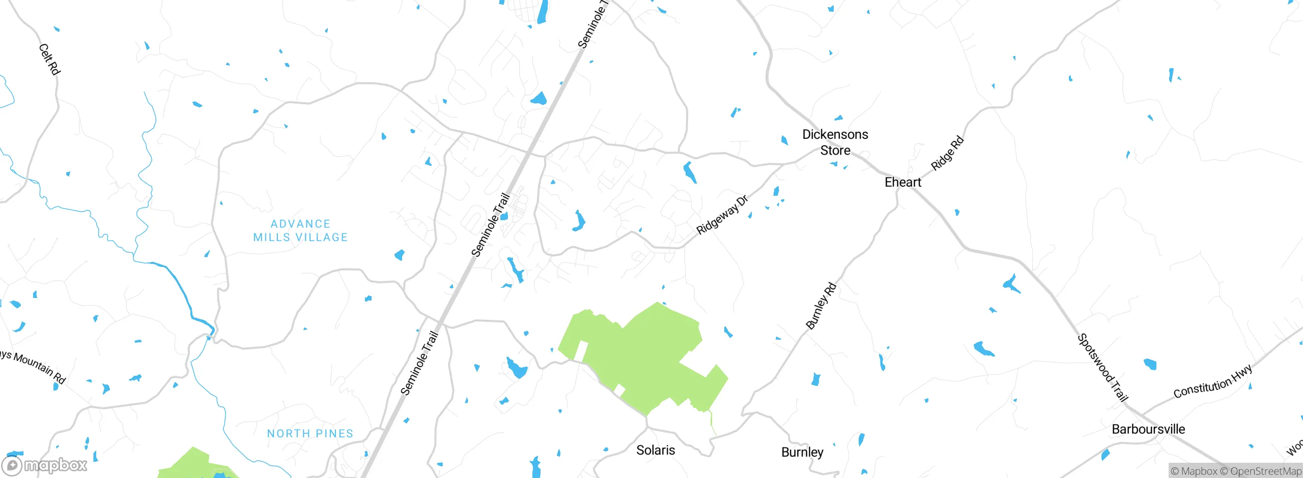 Map showing approximate location