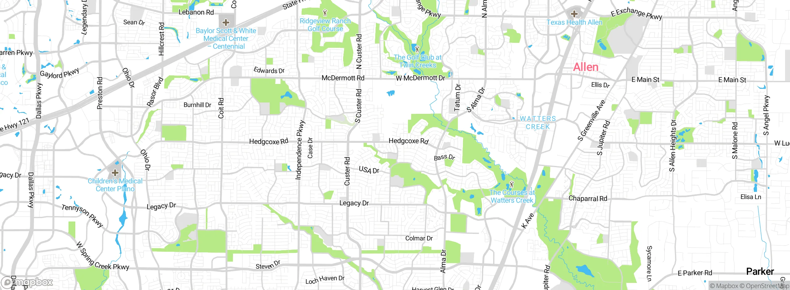 Map showing approximate location