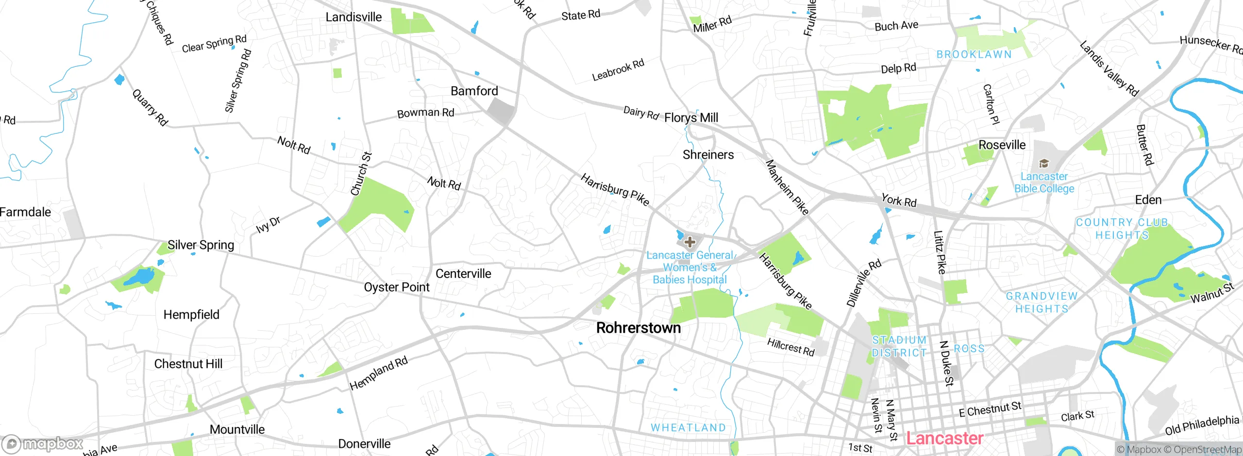 Map showing approximate location