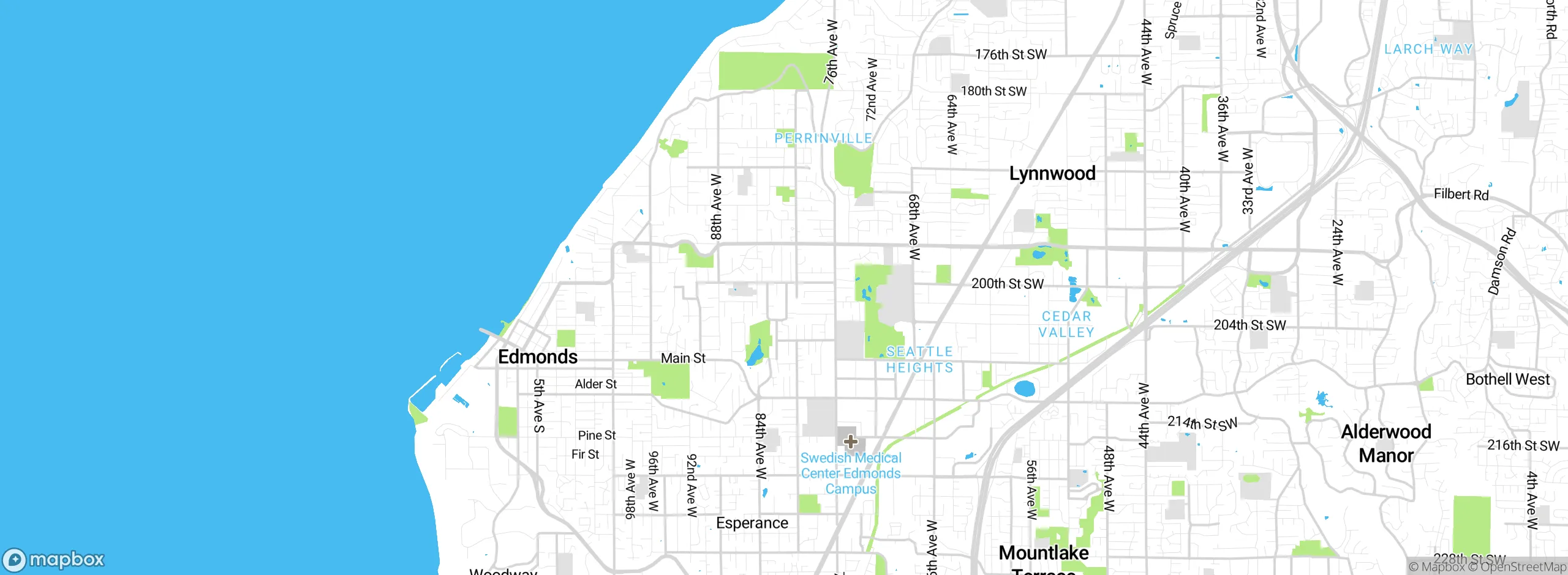 Map showing approximate location