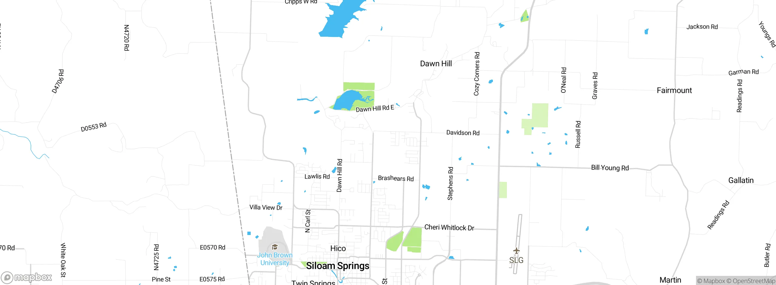 Map showing approximate location