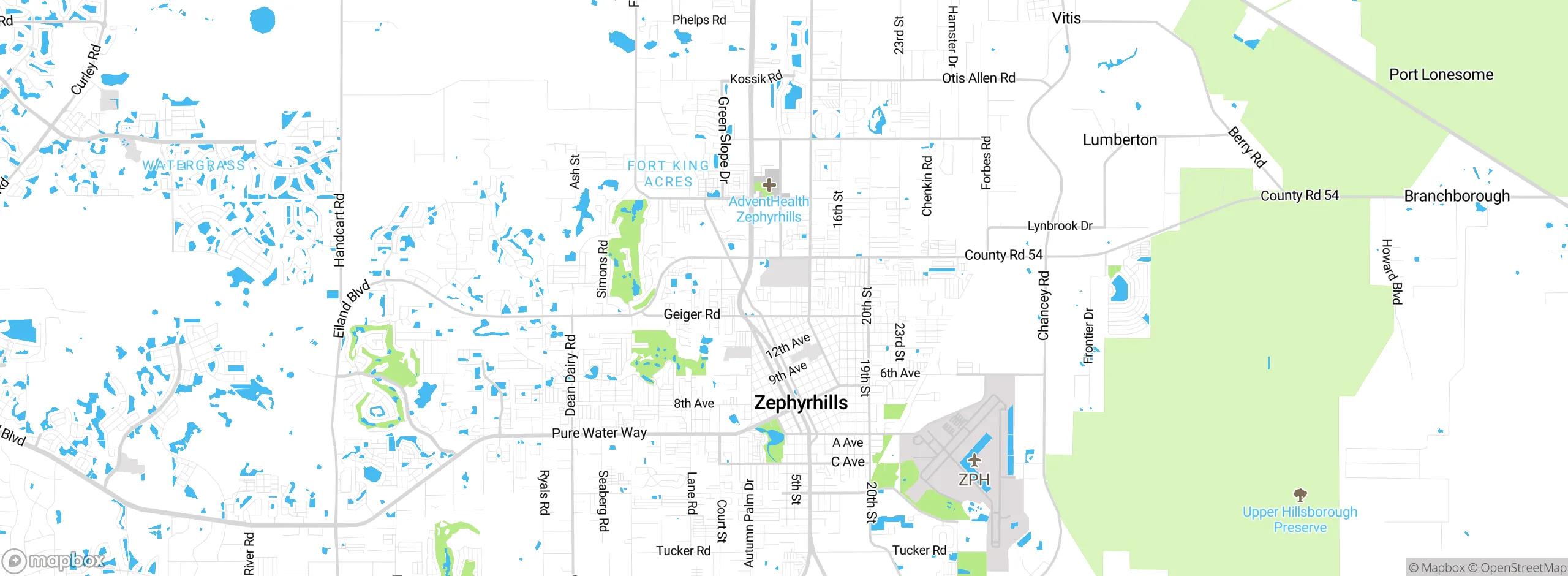 Map showing approximate location