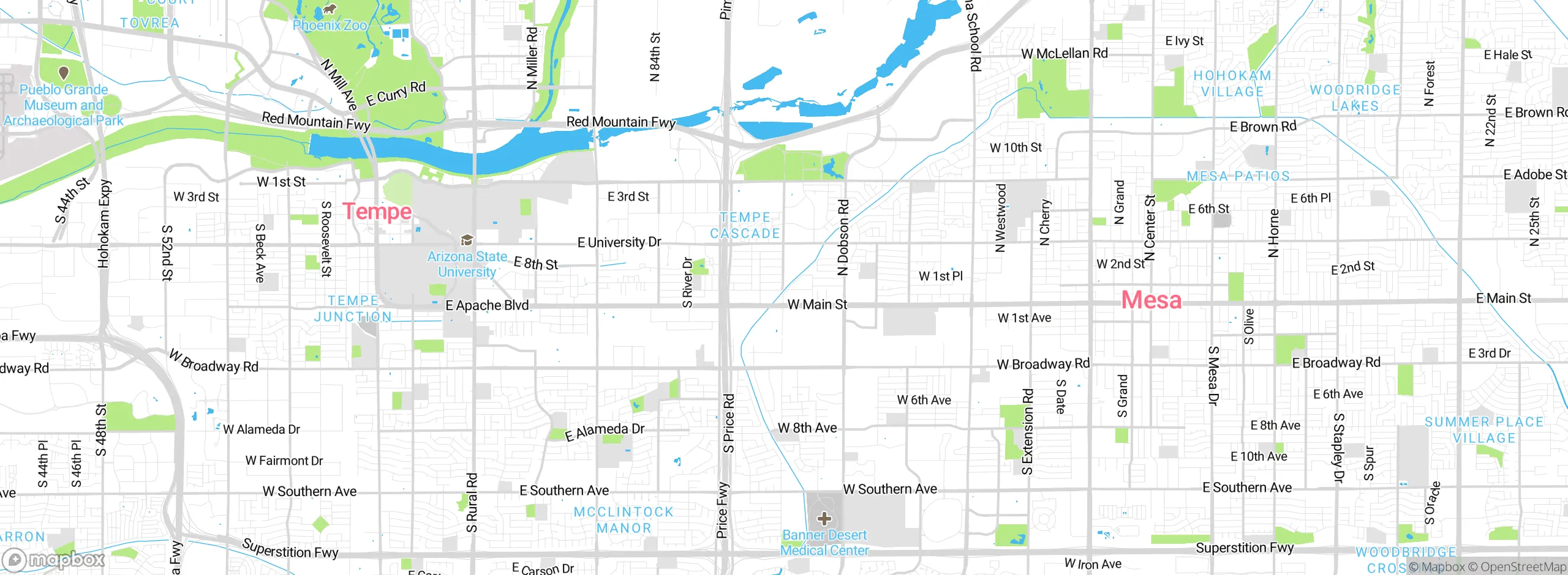 Map showing approximate location
