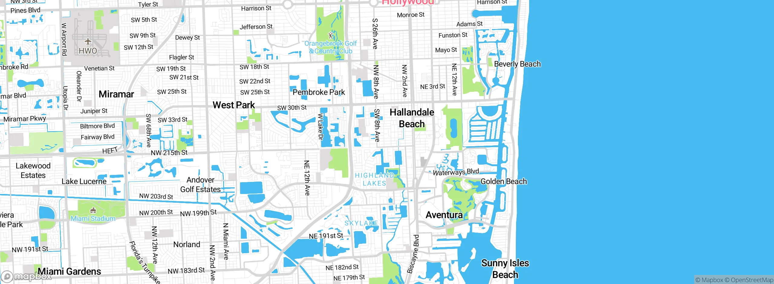 Map showing approximate location