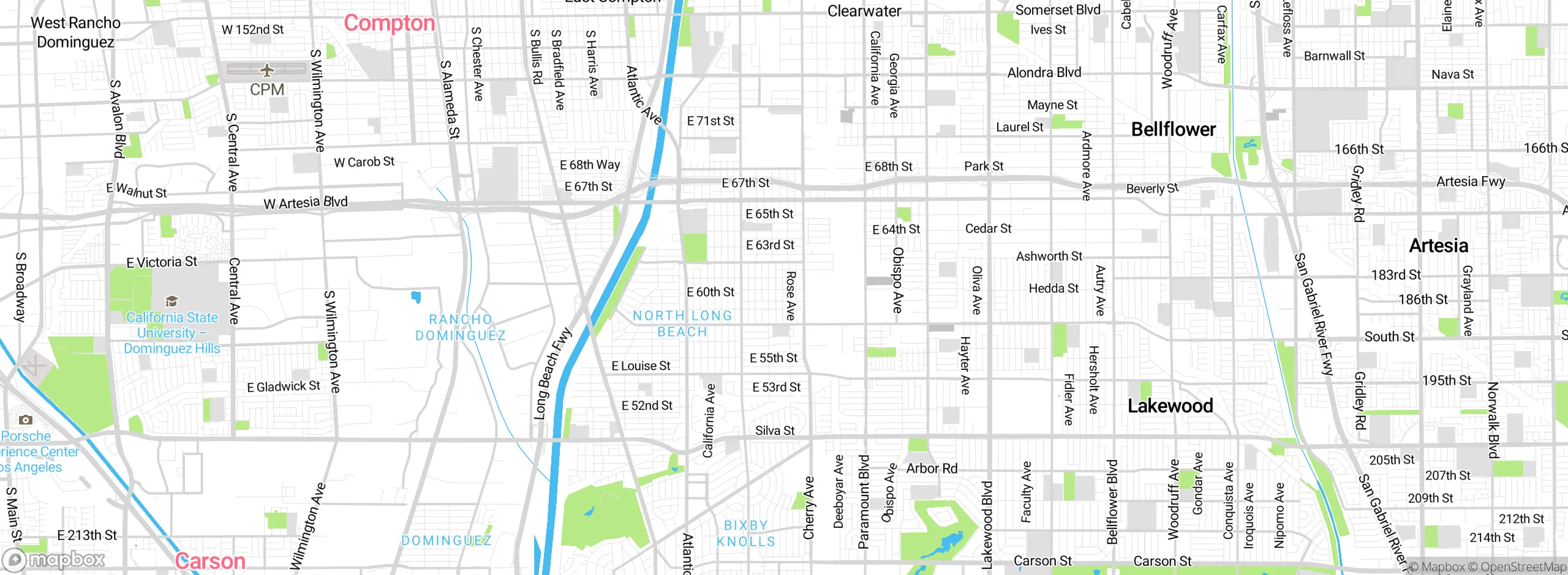 Map showing approximate location