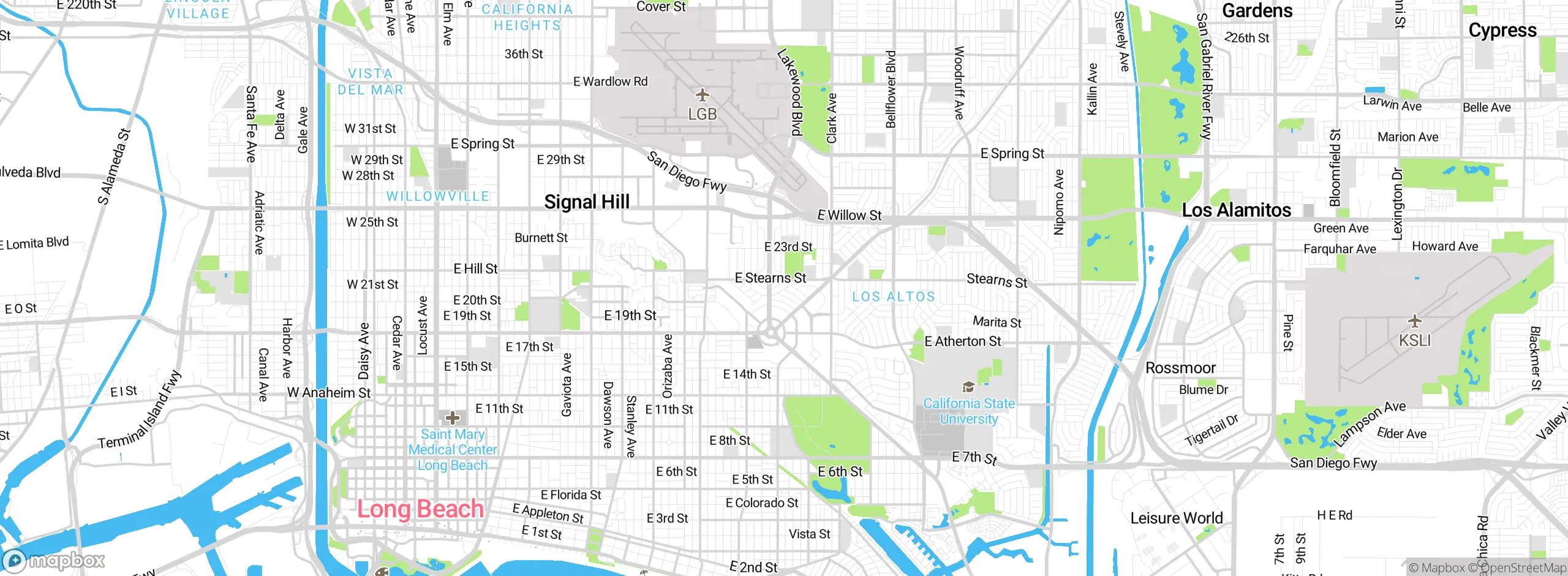Map showing approximate location