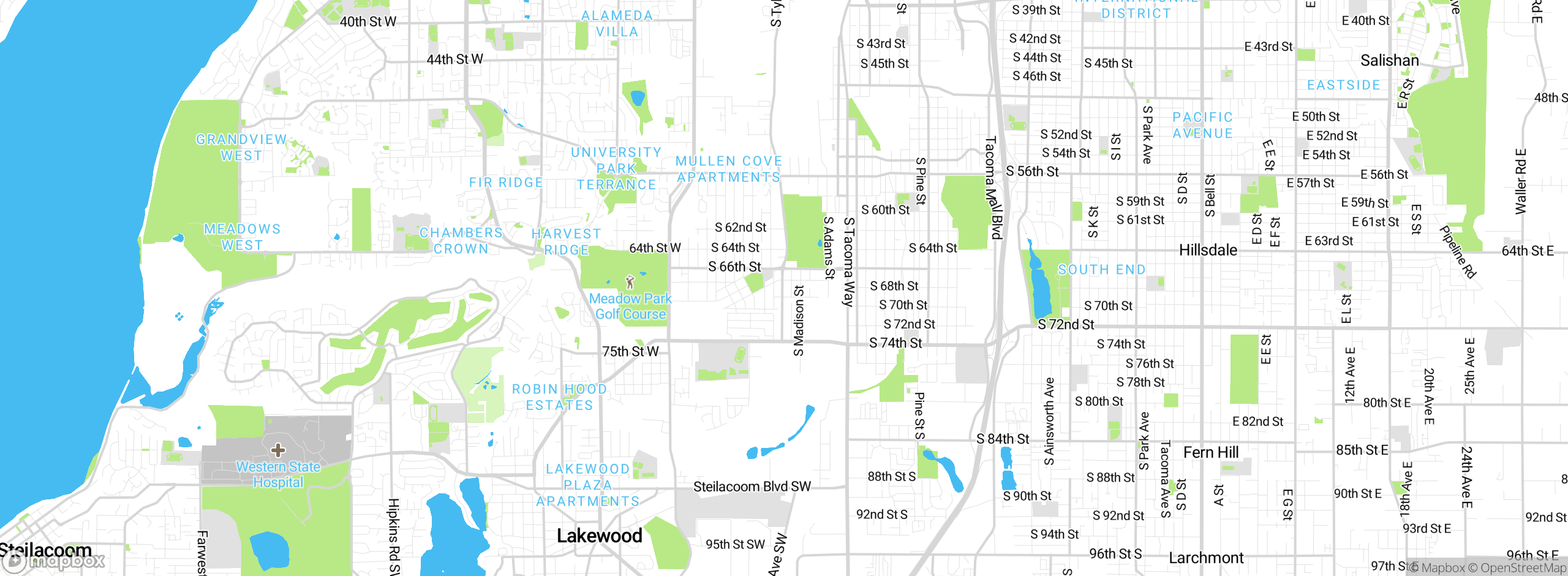 Map showing approximate location