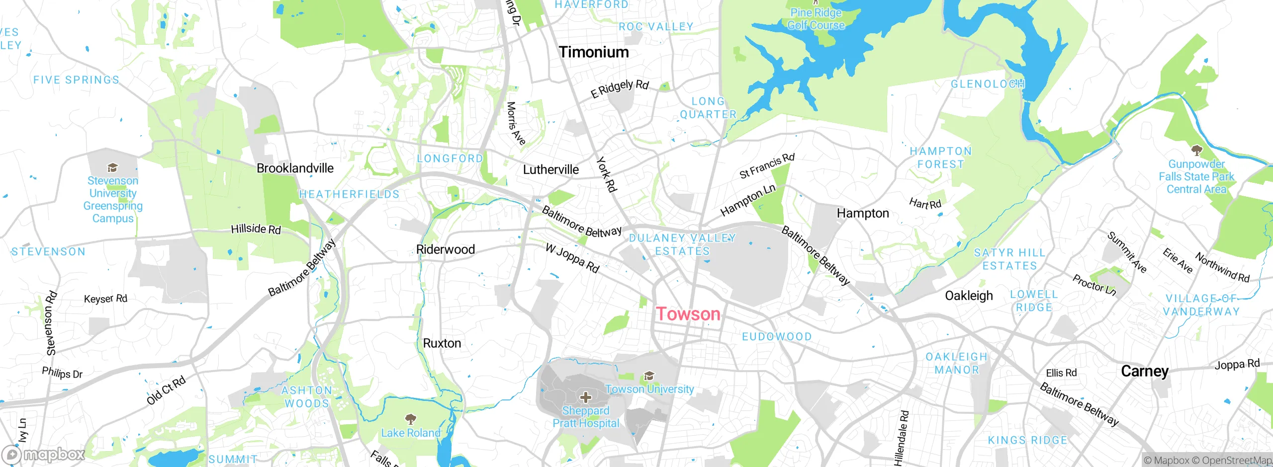 Map showing approximate location