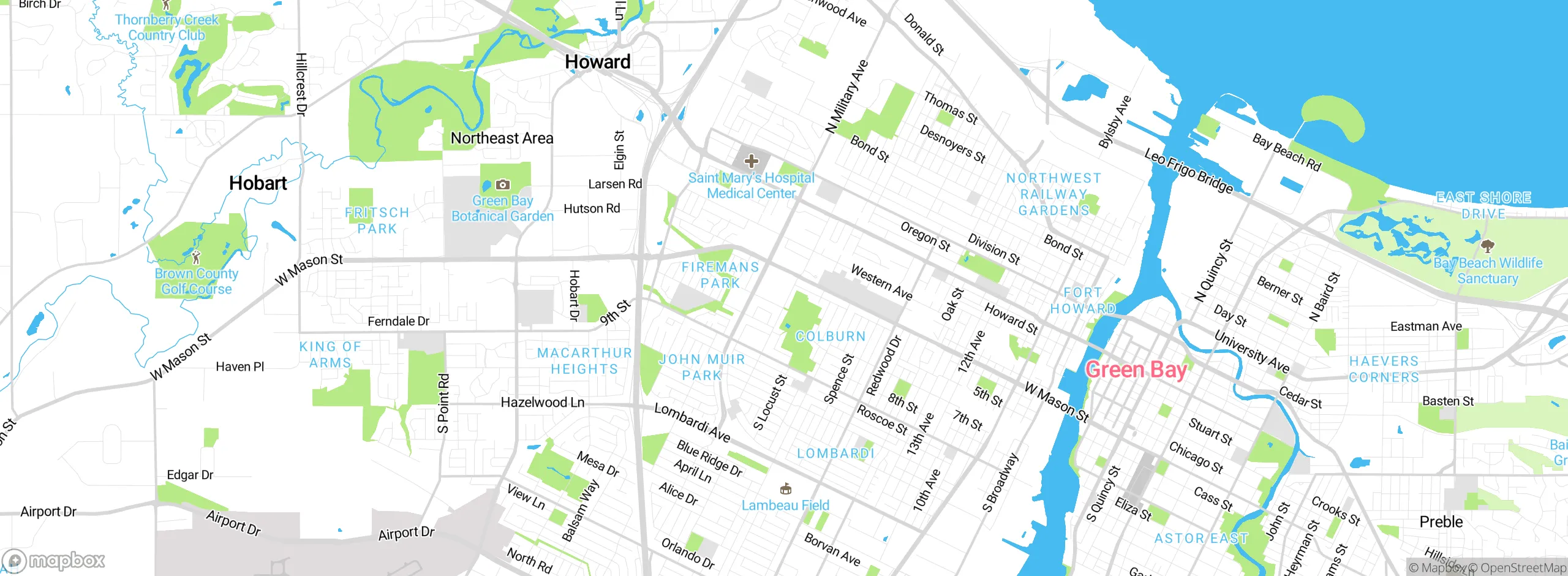 Map showing approximate location