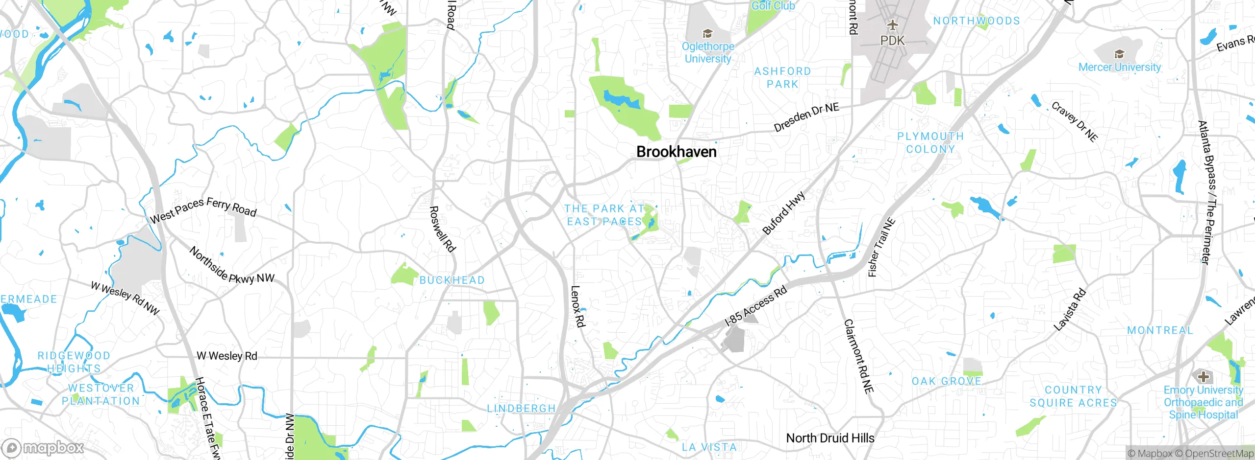 Map showing approximate location