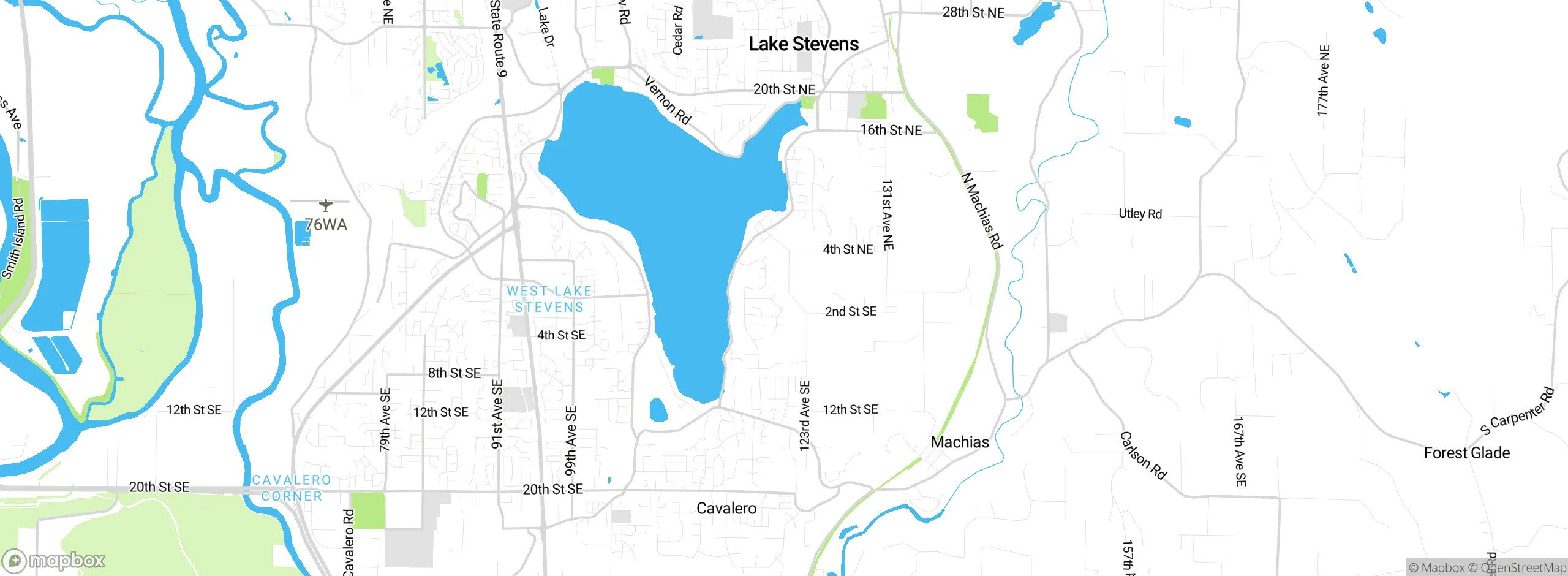 Map showing approximate location