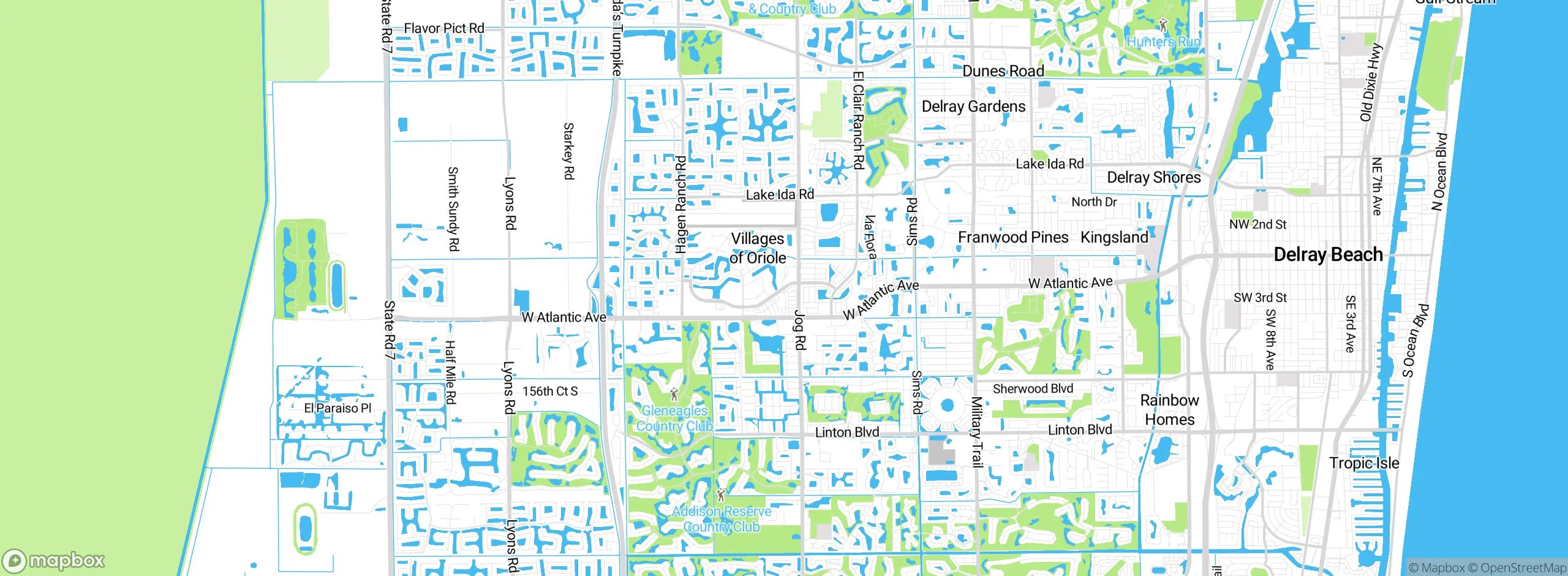 Map showing approximate location