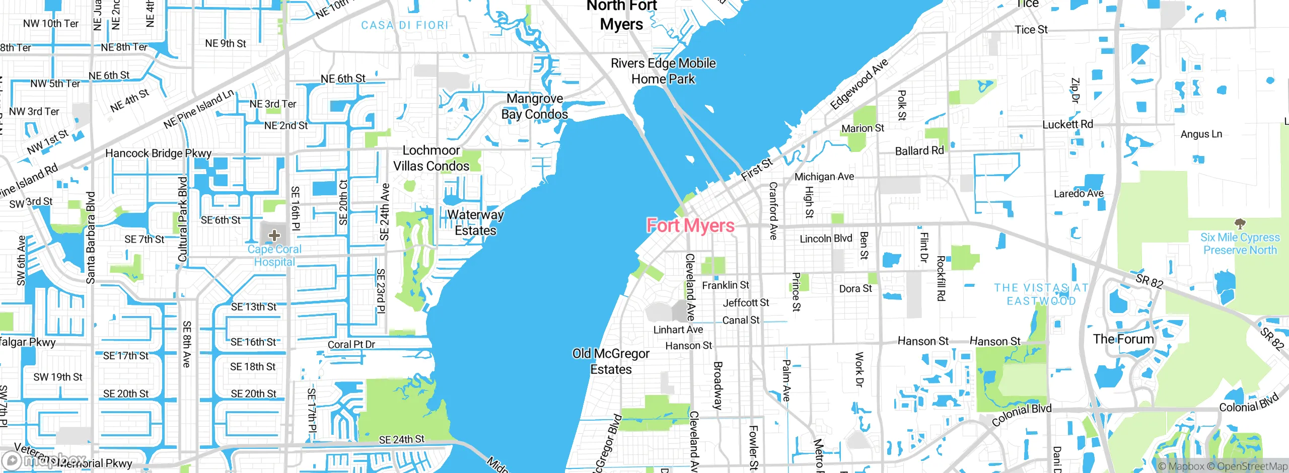 Map showing approximate location