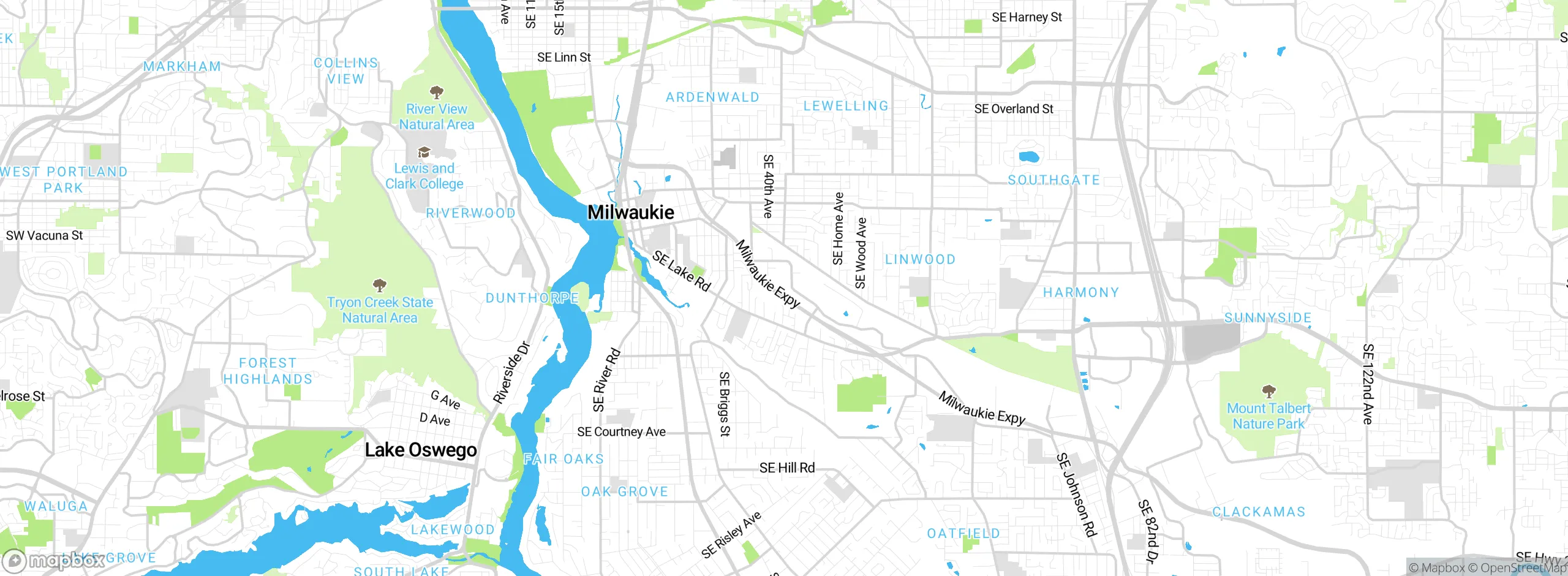 Map showing approximate location