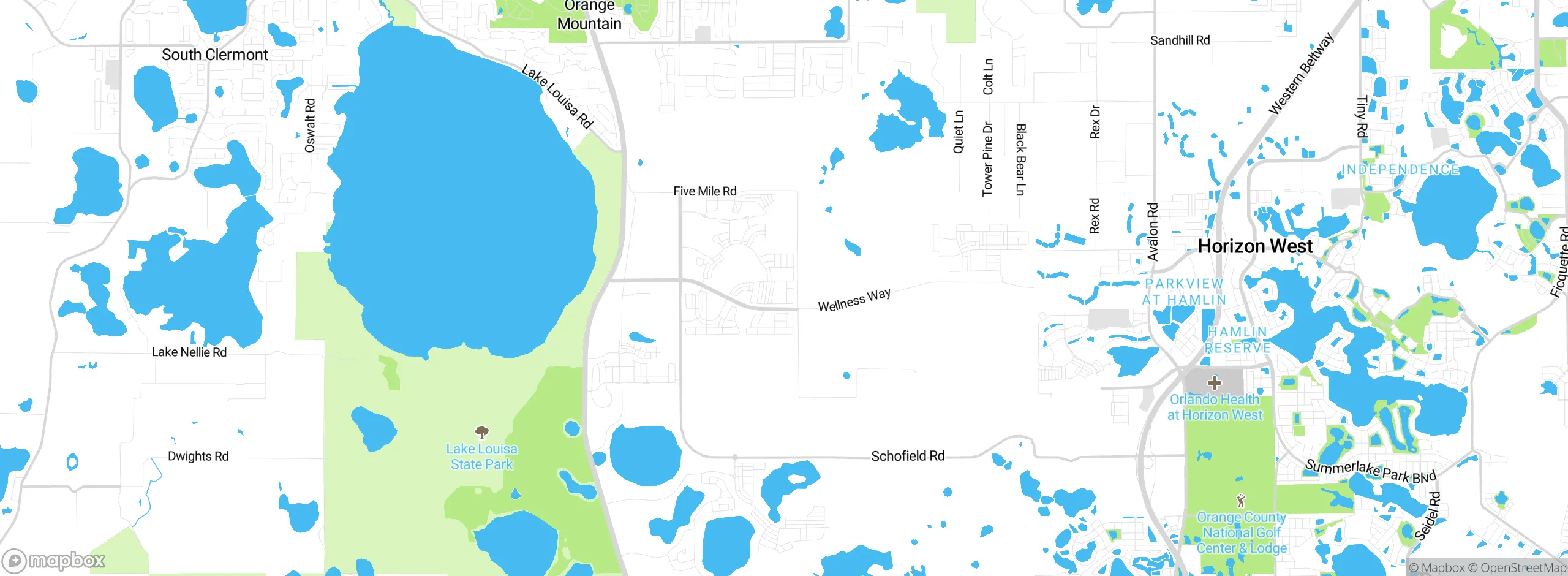 Map showing approximate location