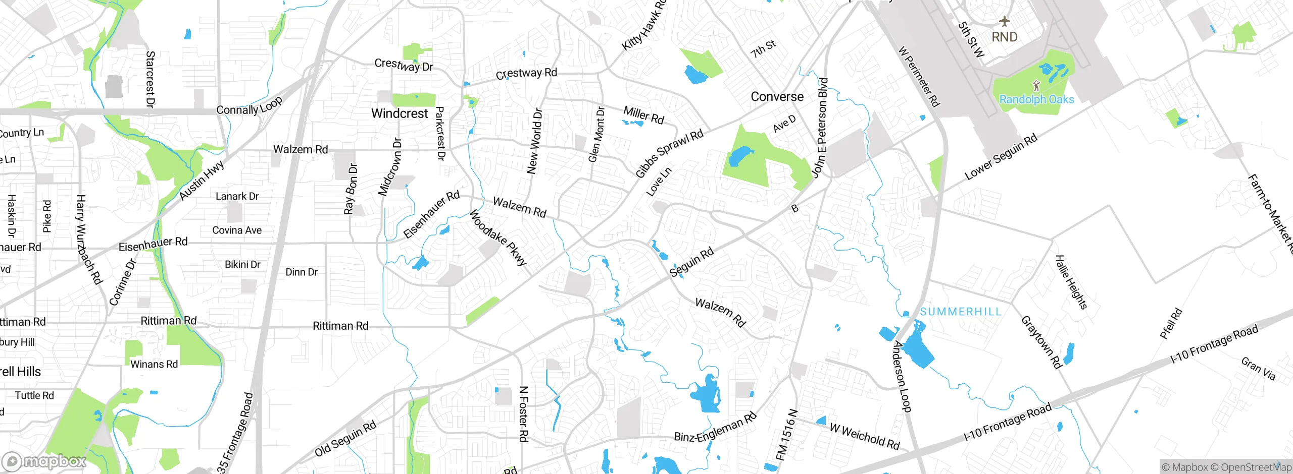 Map showing approximate location