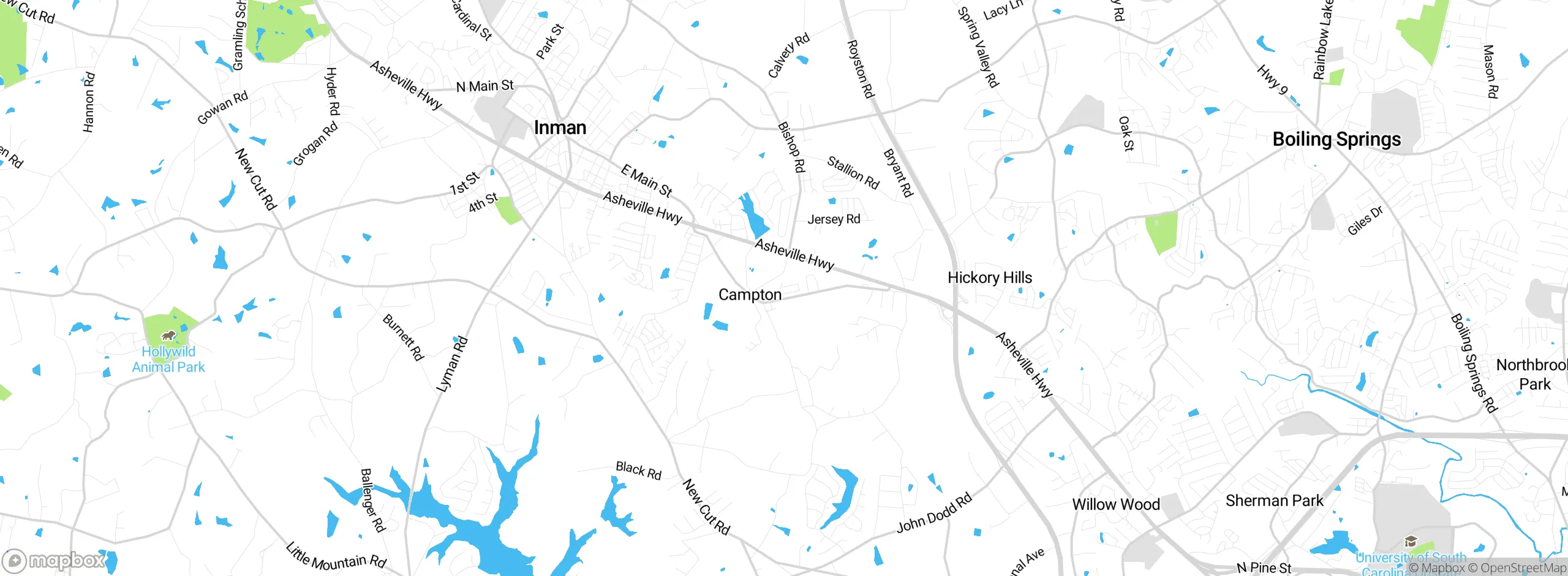 Map showing approximate location