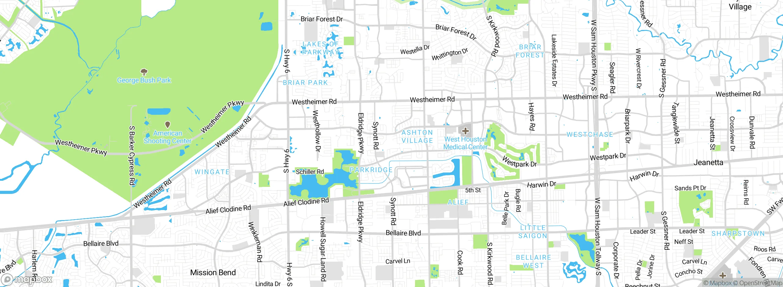 Map showing approximate location