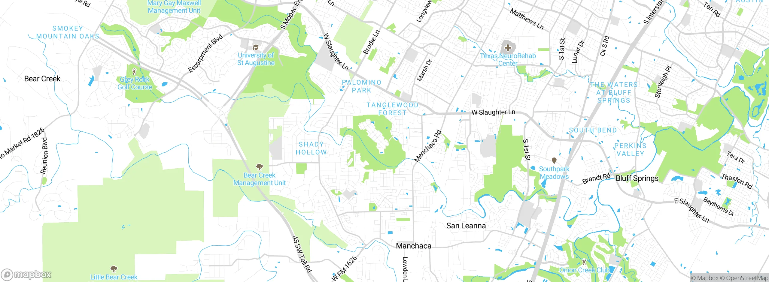 Map showing approximate location