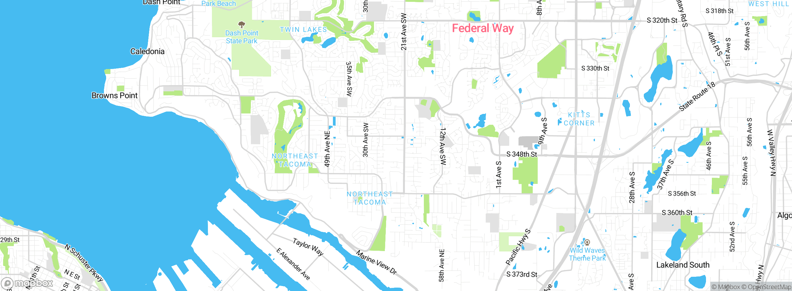 Map showing approximate location