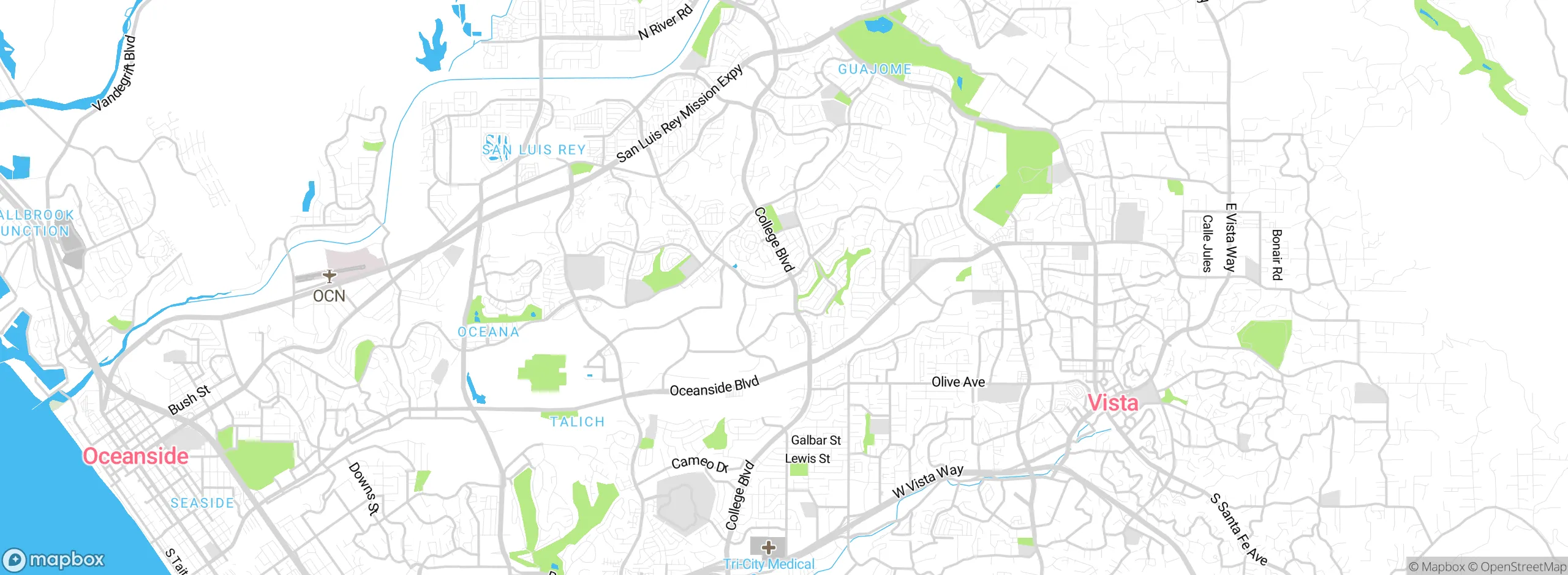 Map showing approximate location