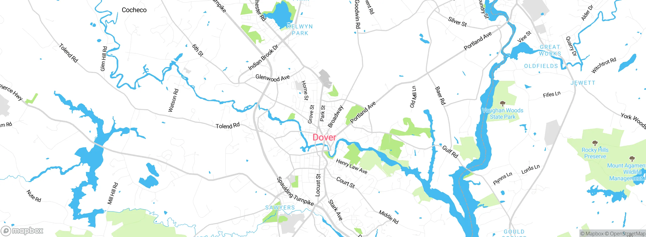 Map showing approximate location