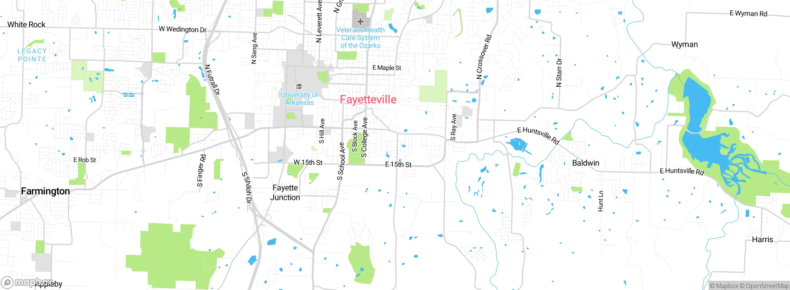 Map showing approximate location