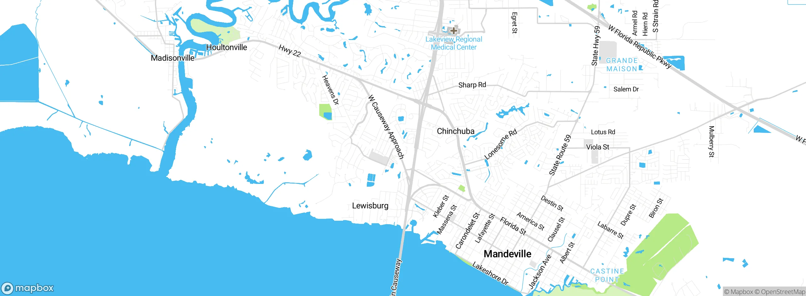 Map showing approximate location