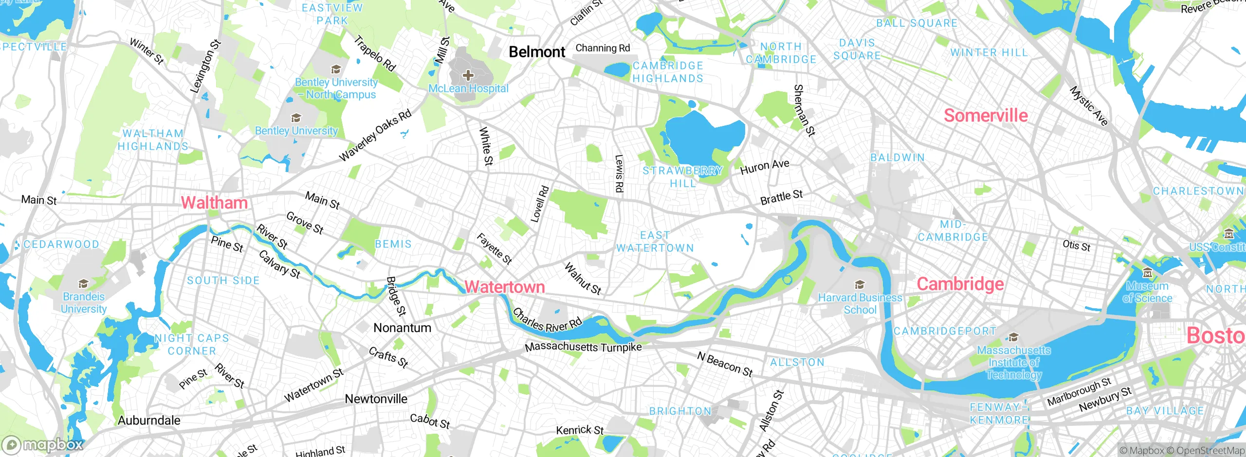 Map showing approximate location