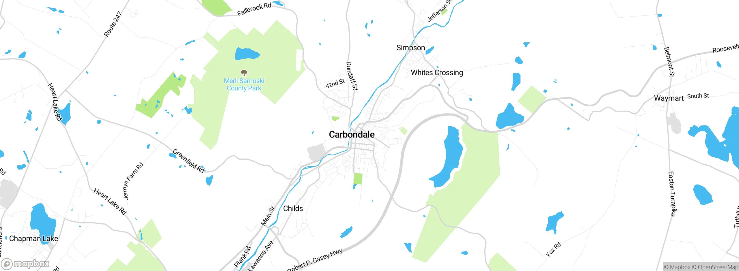 Map showing approximate location