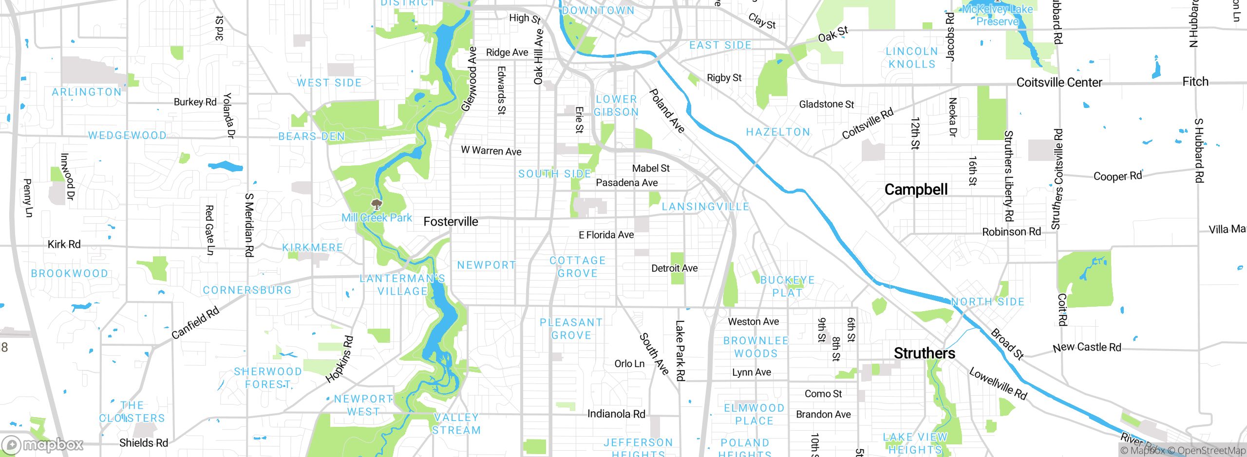 Map showing approximate location