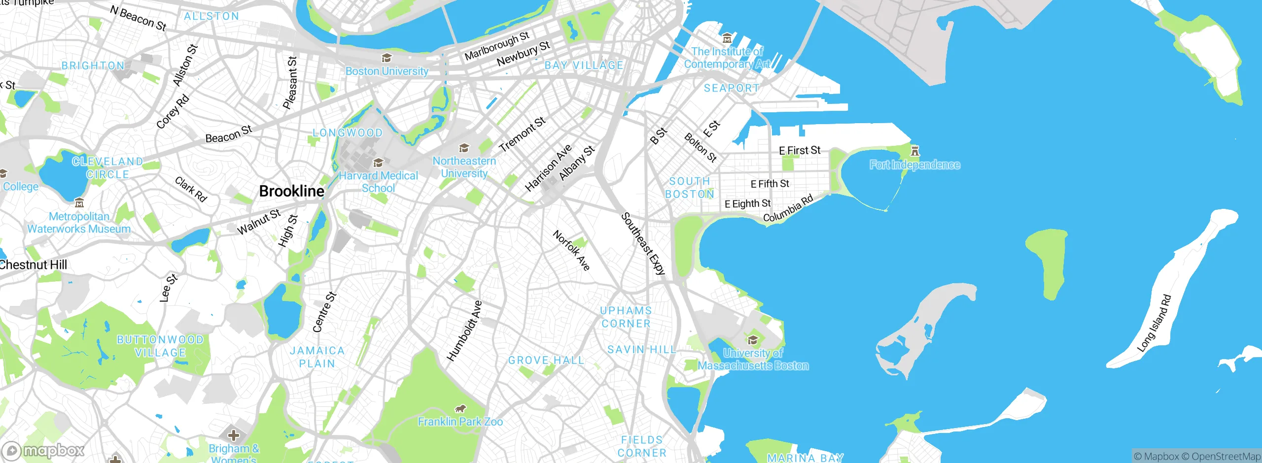 Map showing approximate location