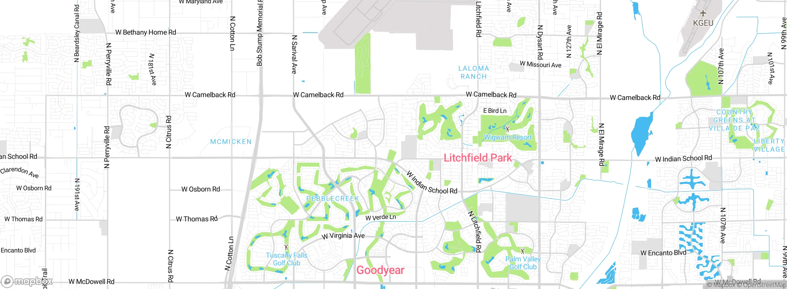 Map showing approximate location