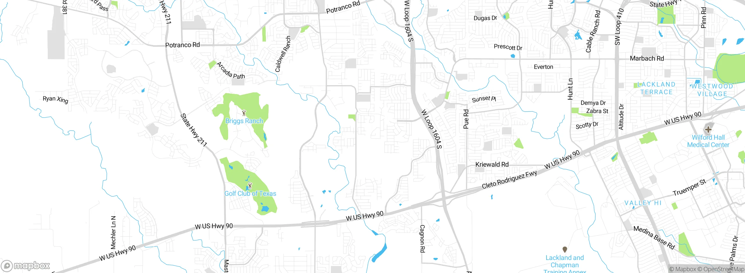 Map showing approximate location