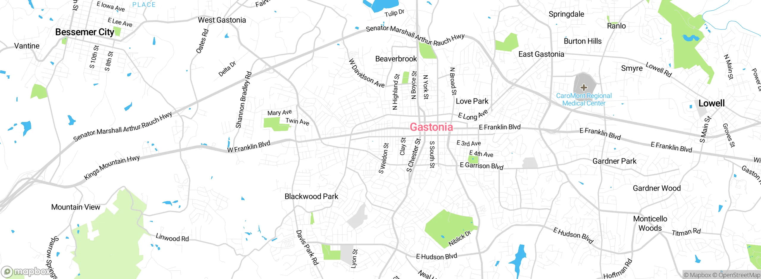 Map showing approximate location