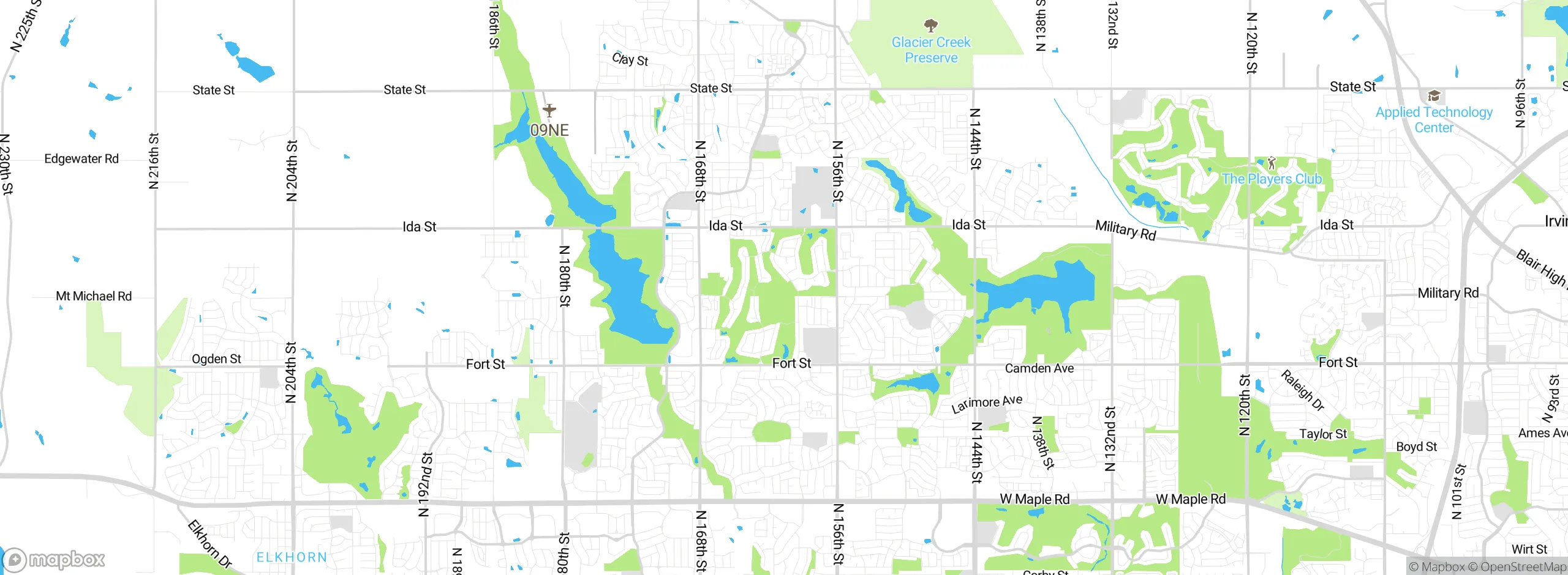 Map showing approximate location