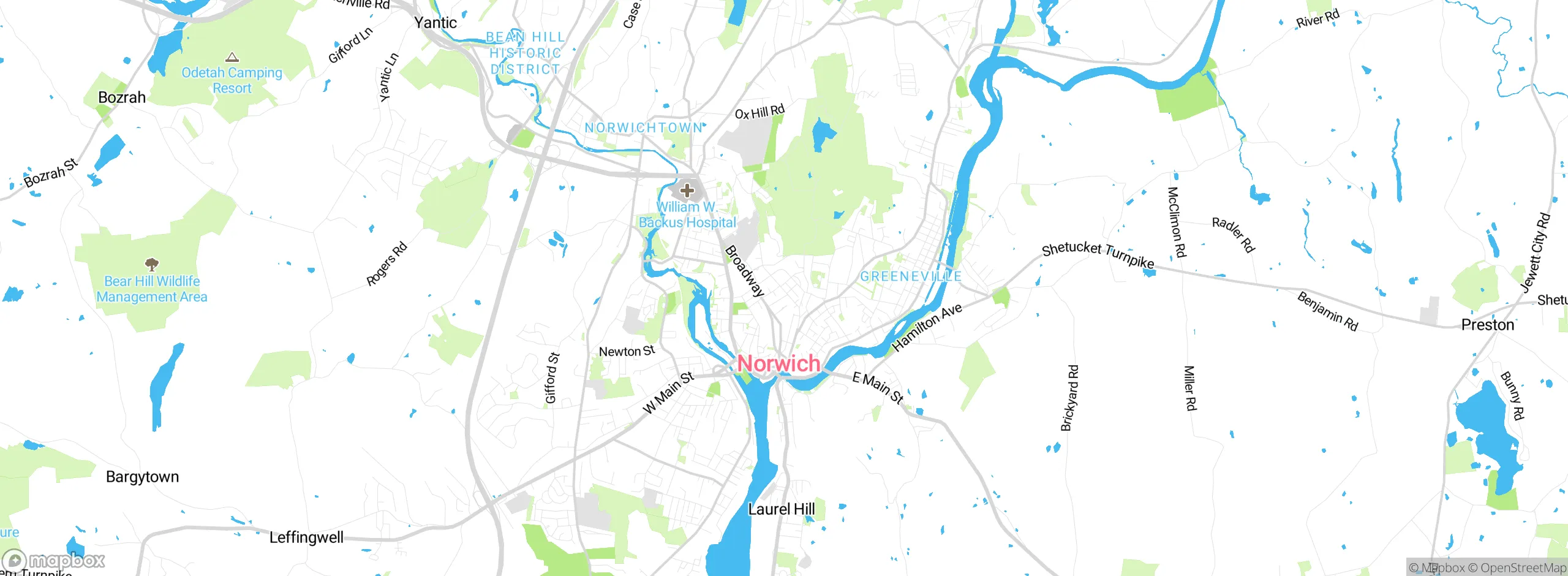Map showing approximate location