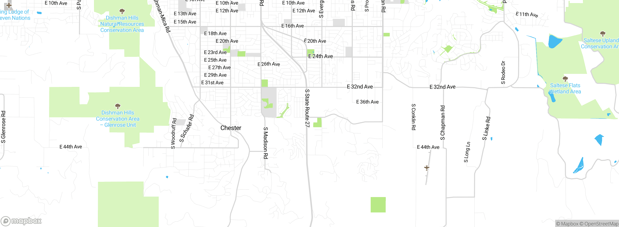 Map showing approximate location