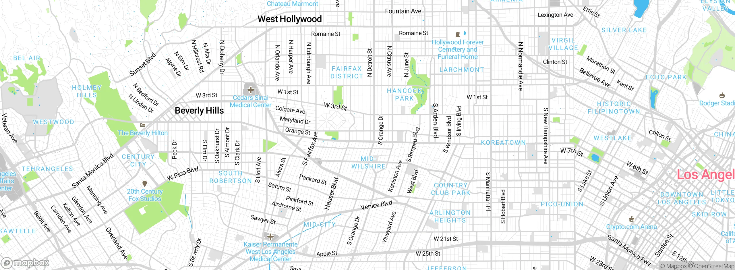 Map showing approximate location