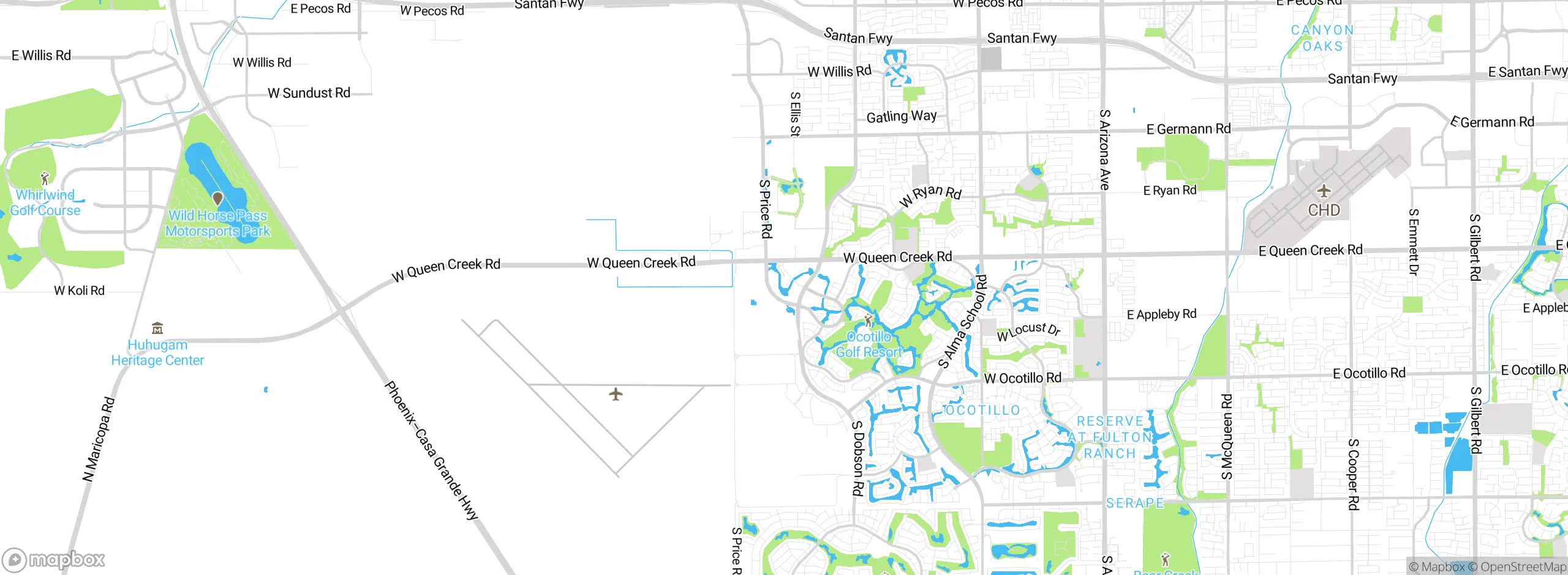Map showing approximate location