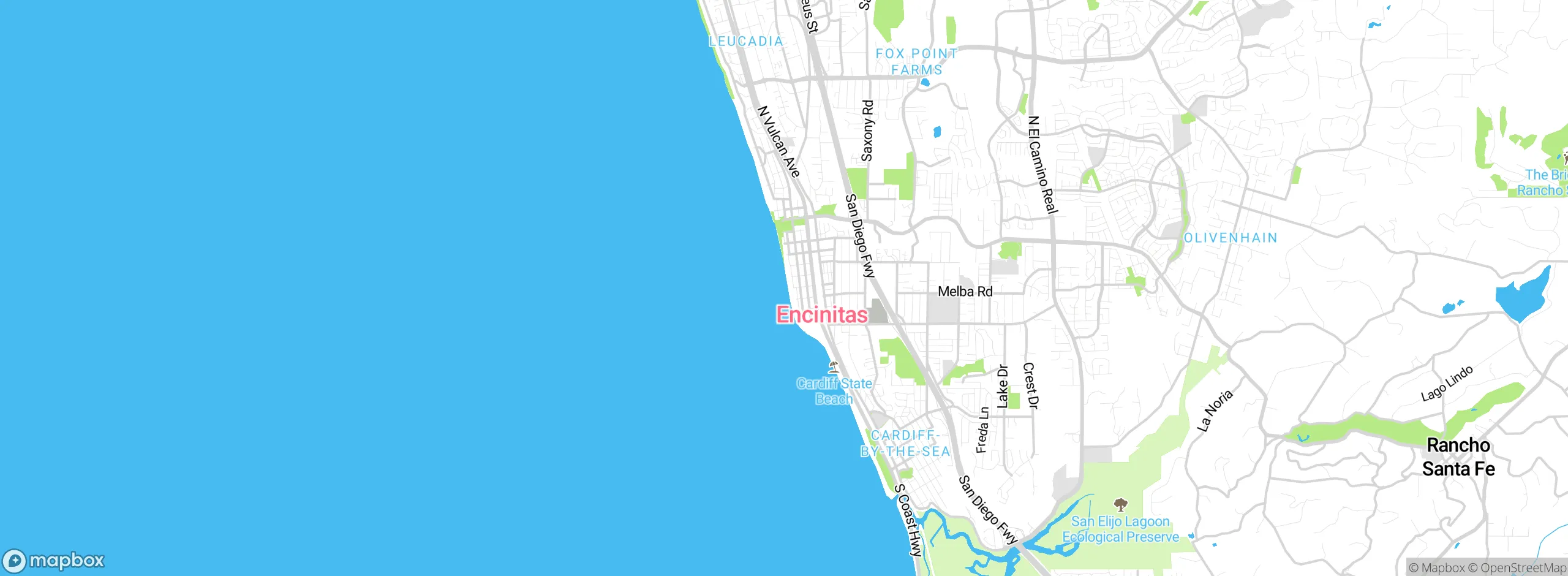 Map showing approximate location